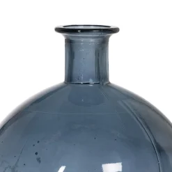 Dihos Vase en verre recyclé bleu^Banak Best