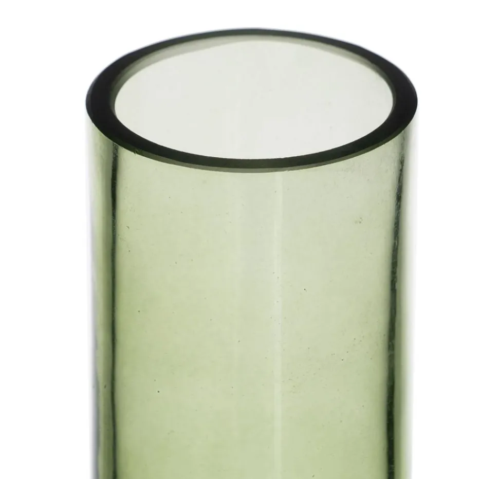 Diros Vase en verre vert^Banak Best