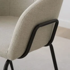 Dresde Chaise rembourrée beige^Banak