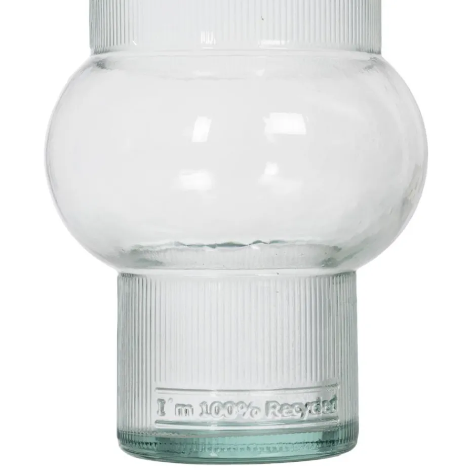 Duhas Vase en verre recyclé naturel^Banak New