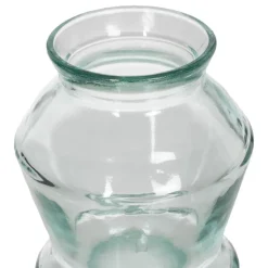 Dukas Vase en verre recyclé naturel^Banak Clearance