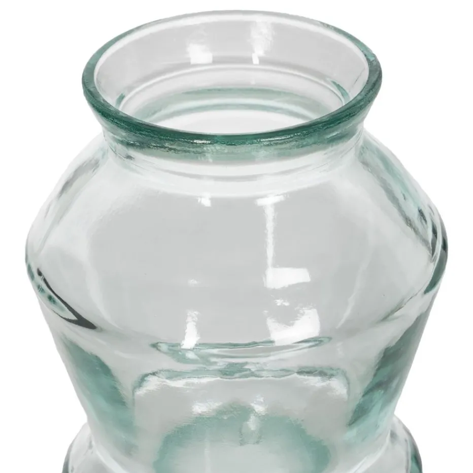 Dukas Vase en verre recyclé naturel^Banak Clearance
