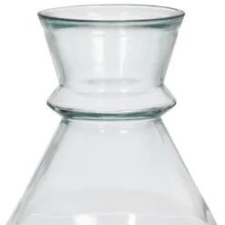 Dukas Vase en verre recyclé naturel^Banak Clearance