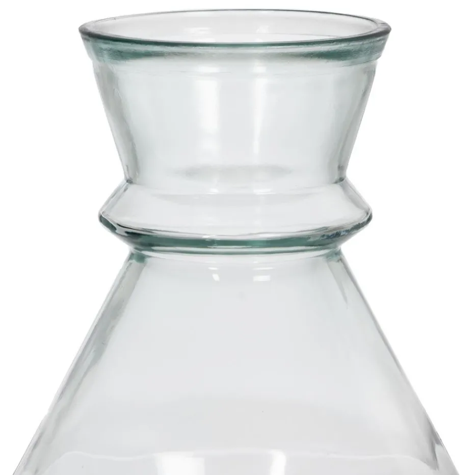Dukas Vase en verre recyclé naturel^Banak Clearance