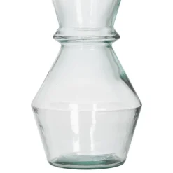Dukas Vase en verre recyclé naturel^Banak Clearance