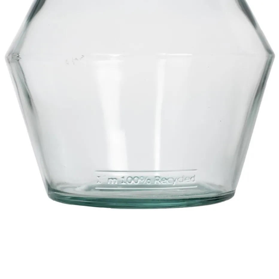 Dukas Vase en verre recyclé naturel^Banak Clearance