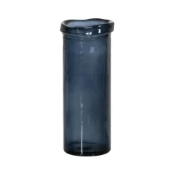 Dulas Vase en verre recyclé bleu^Banak Online