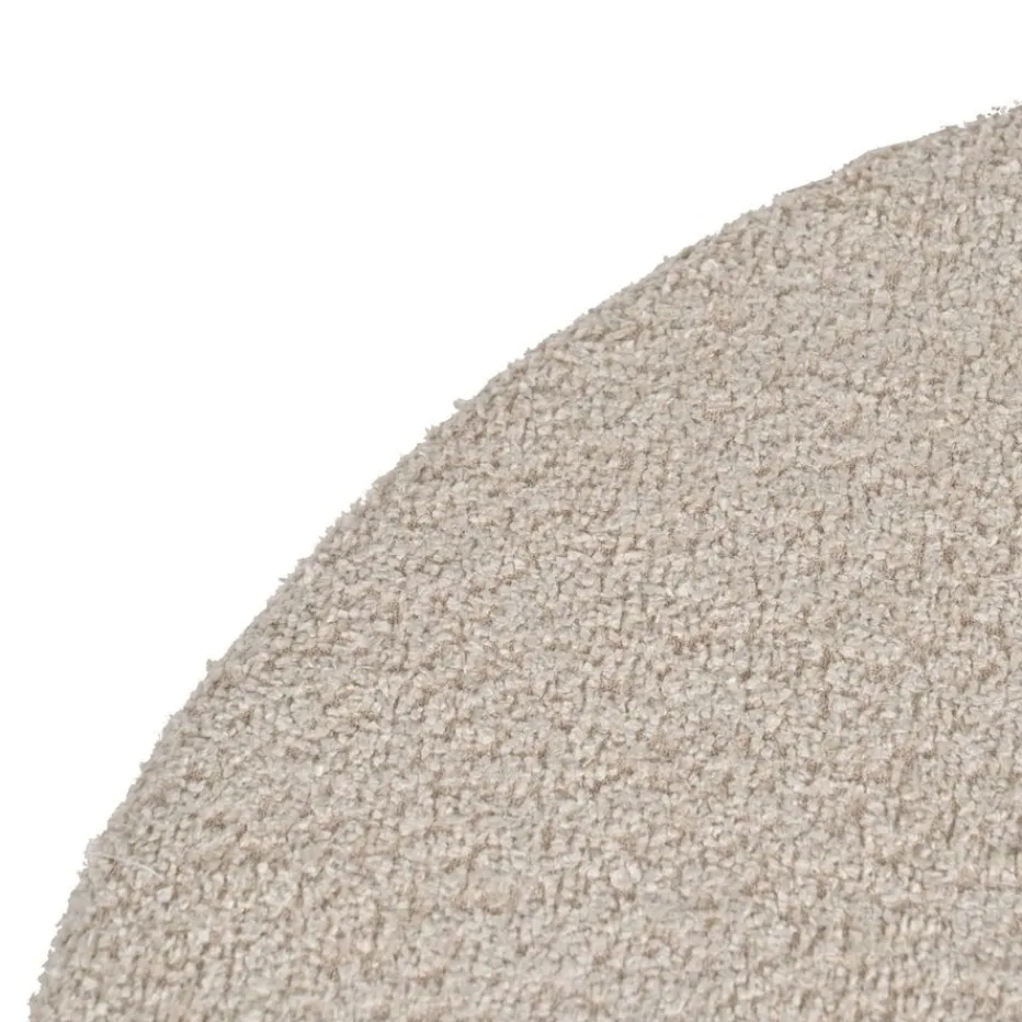 Duzas Pouf de salon en tissu et métal^Banak Outlet