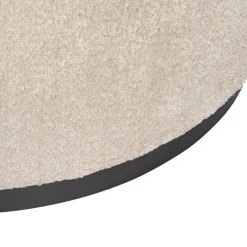Duzas Pouf de salon en tissu et métal^Banak Outlet