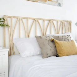 Edna T&ecirc;te de lit en rotin naturel pour lit de 150 et 160^Banak Outlet