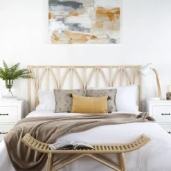 Edna Tête de lit en rotin naturel pour lit de 150 et 160^Banak Outlet