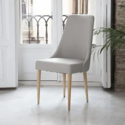 Elisa Chaise rembourrée gris^Banak Online