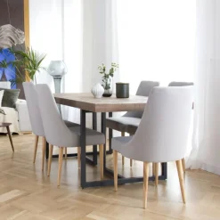 Elisa Chaise rembourrée gris^Banak Online