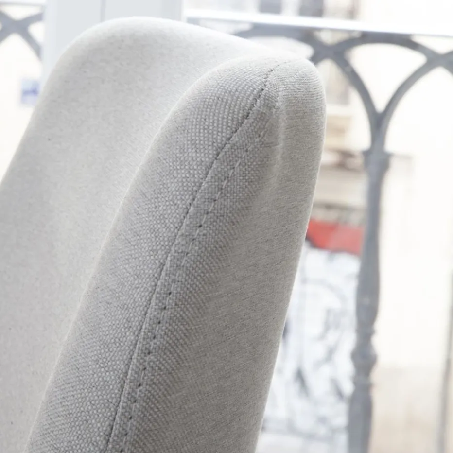 Elisa Chaise rembourrée gris^Banak Online