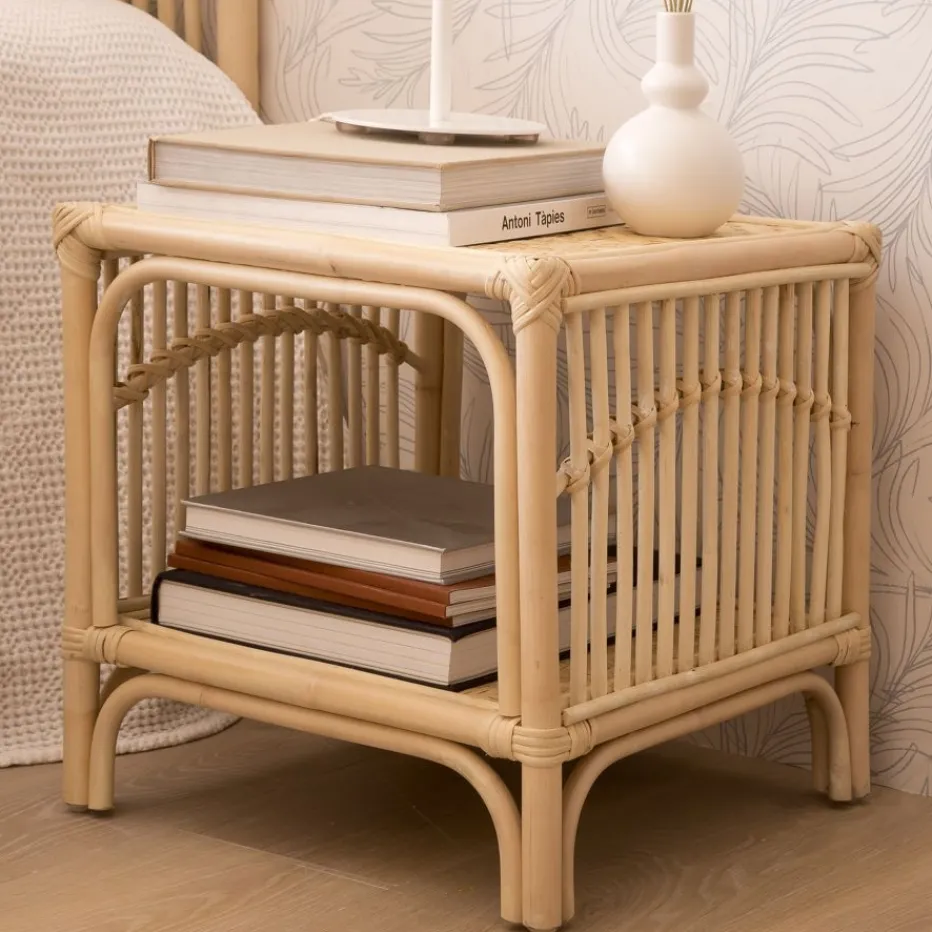 Elle Table d'appoint en rotin naturel^Banak Outlet