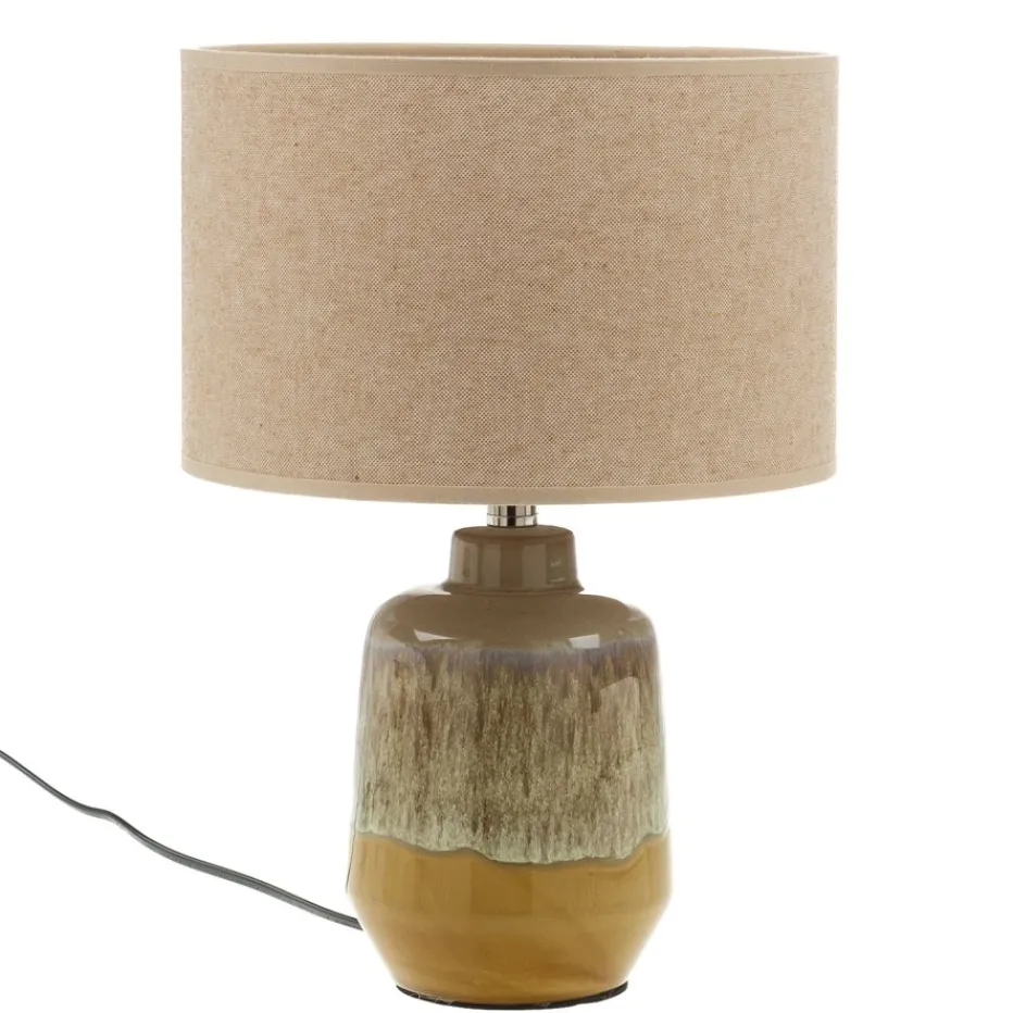 Elmas La lampe de table en céramique et coton^Banak New