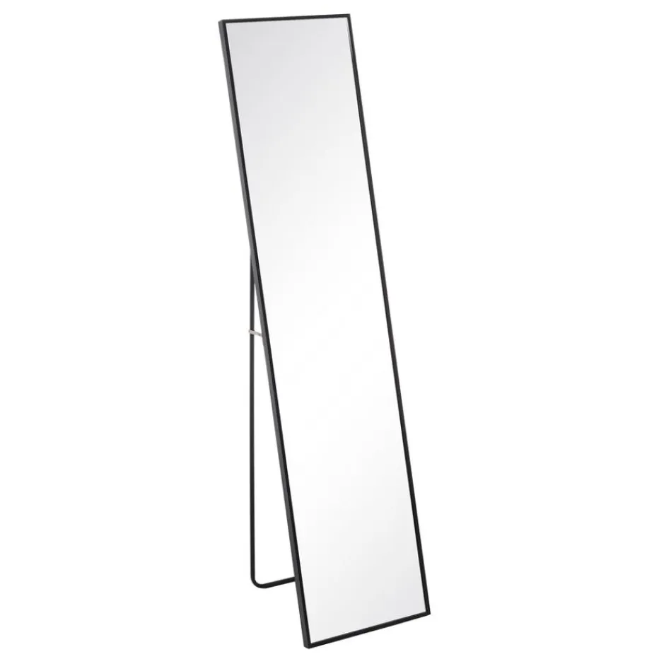 Emer Miroir noir en aluminium décoratif en verre^Banak Clearance