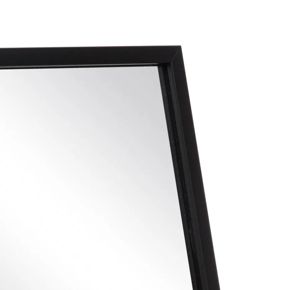 Emer Miroir noir en aluminium décoratif en verre^Banak Clearance