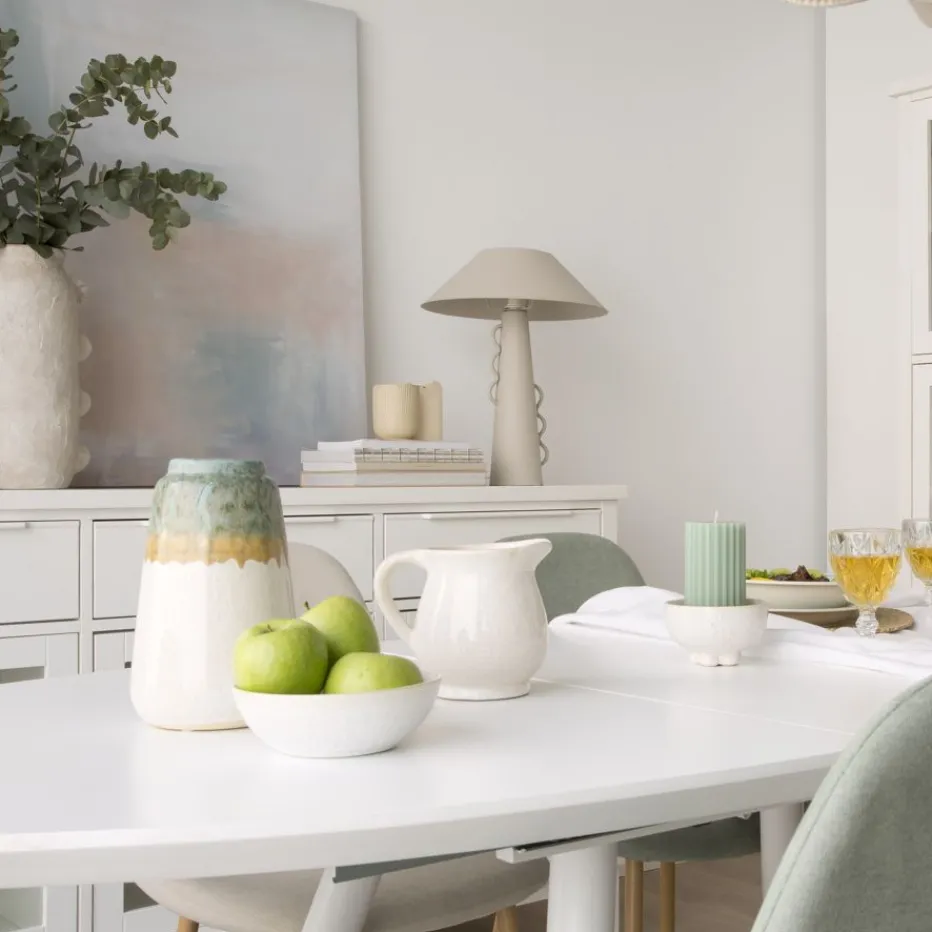 Ensemble De table extensible didier et 4 chaises de salle à manger beige beirut^Banak Online