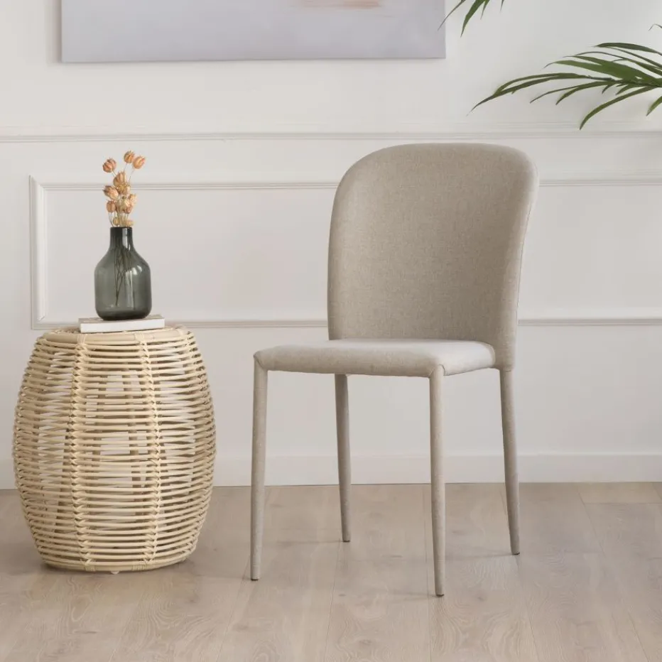Ensemble De table extensible didier et 4 chaises de salle à manger beige beirut^Banak Online