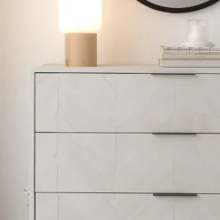 Enzo Commode en bois massif et métal couleur blanc wild^Banak Best