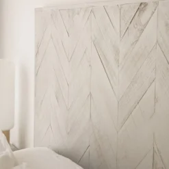 Enzo Tête de lit en bois massif pour lit de 150 et 160 blanc wild^Banak New