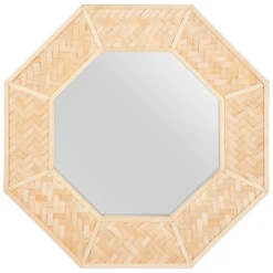Faisant Miroir mural en bambou^Banak Best
