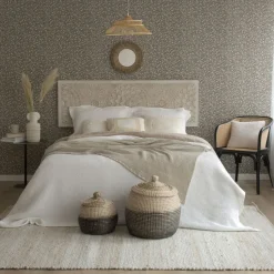 Fiore Tête de lit en bois sculpté pour lit de 150 et 160^Banak