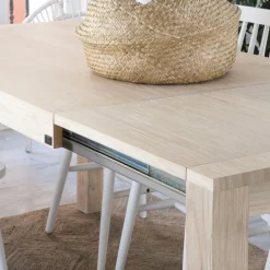 Gael Table à manger extensible rectangulaire 160/210 en bois couleur naturelle^Banak Clearance