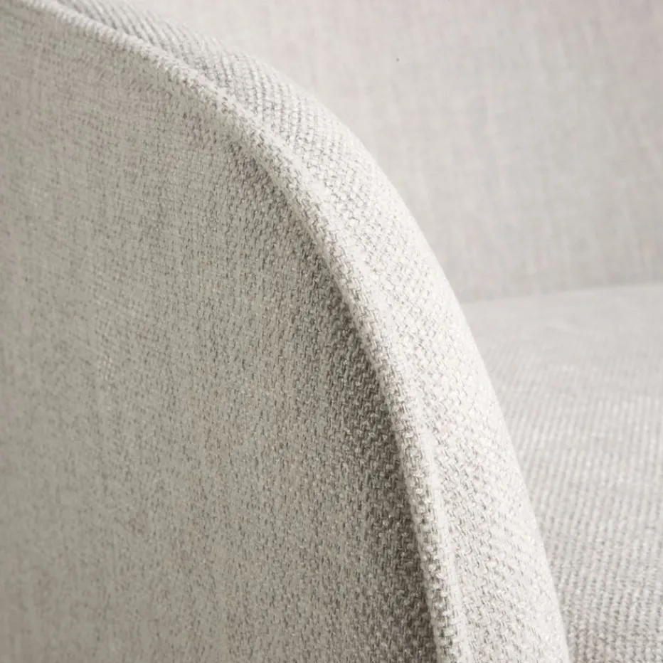 Gali Fauteuil beige avec pieds en métal^Banak Online