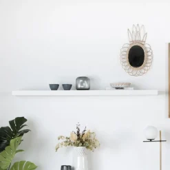 Gante étagère murale laqué blanche de 150 cm^Banak Best