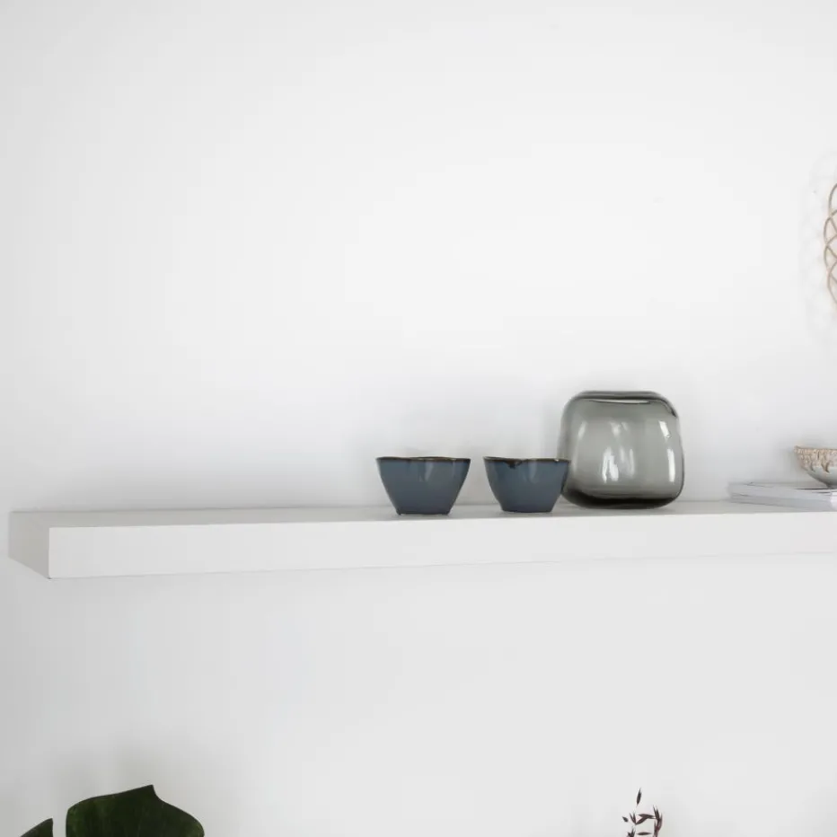 Gante étagère murale laqué blanche de 150 cm^Banak Best
