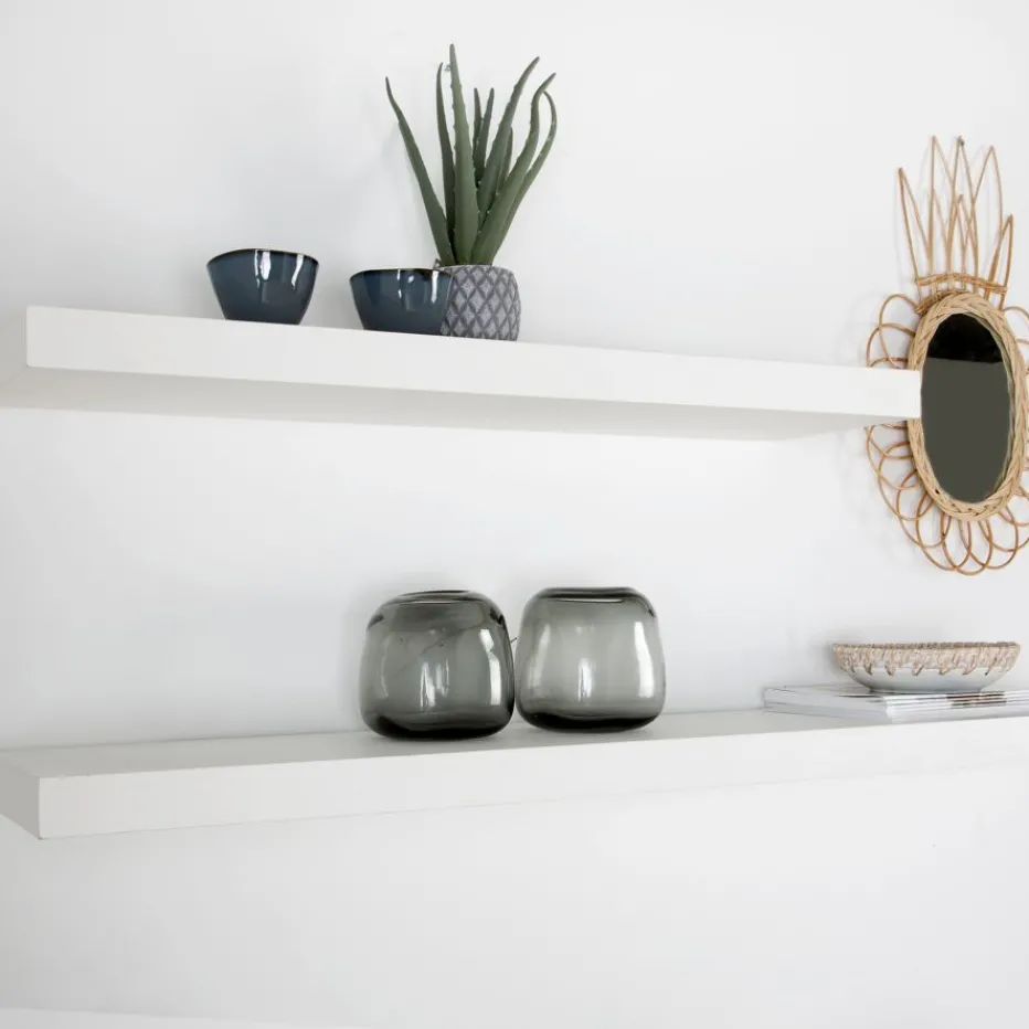 Gante étagère murale laqué blanche de 150 cm^Banak Best