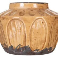 Gete Vase marron decoration en ceramique^Banak Sale