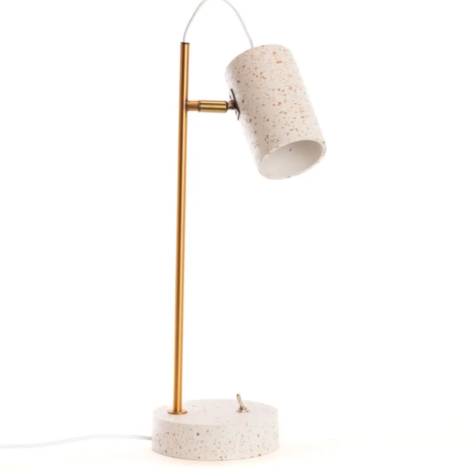 Glame Lampe de table en ciment et métal^Banak Sale