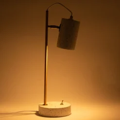 Glame Lampe de table en ciment et métal^Banak Sale