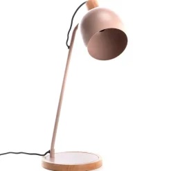 Gotem Lampe de table en bois et en fer^Banak Hot