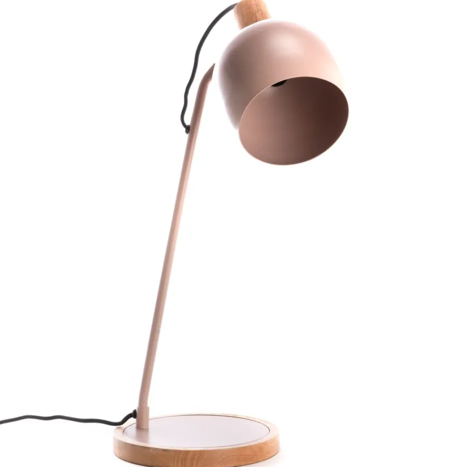 Gotem Lampe de table en bois et en fer^Banak Hot