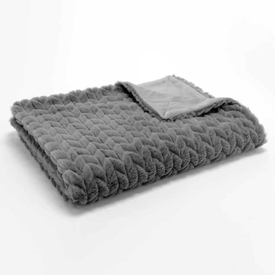 Grey Couverture chevron^Banak Discount