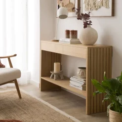 Haiku Meuble d'entrée avec espace de rangement en bois^Banak Outlet