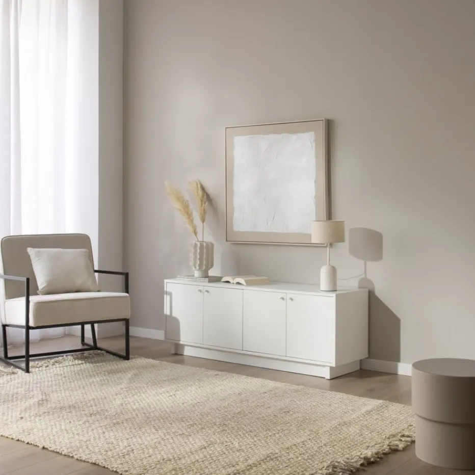 Halti Meuble tv blanc^Banak Hot