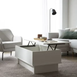 Halti Table basse relevable blanche^Banak Sale