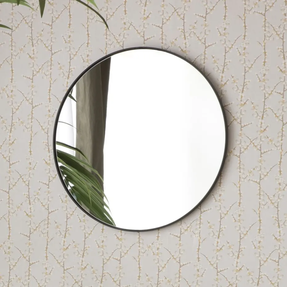 Hanalei Miroir rond mural en métal^Banak Hot