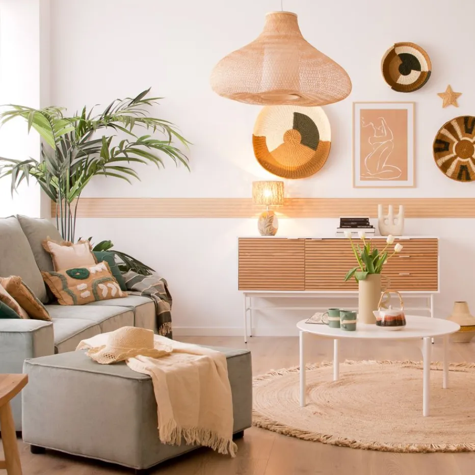 Hans Table basse en bois laqué blanc grand^Banak Sale