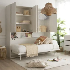 Hansel Lit escamotable avec rangement^Banak Outlet