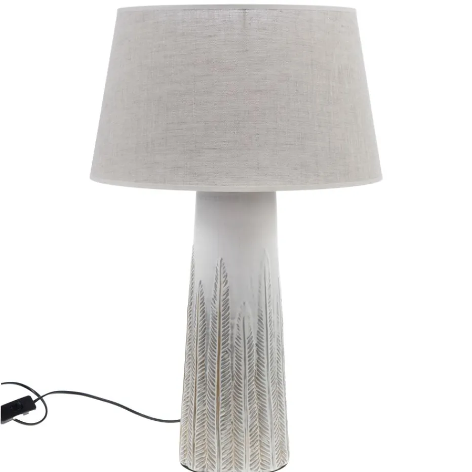 Hasta Lampe de table en céramique et lin^Banak Online