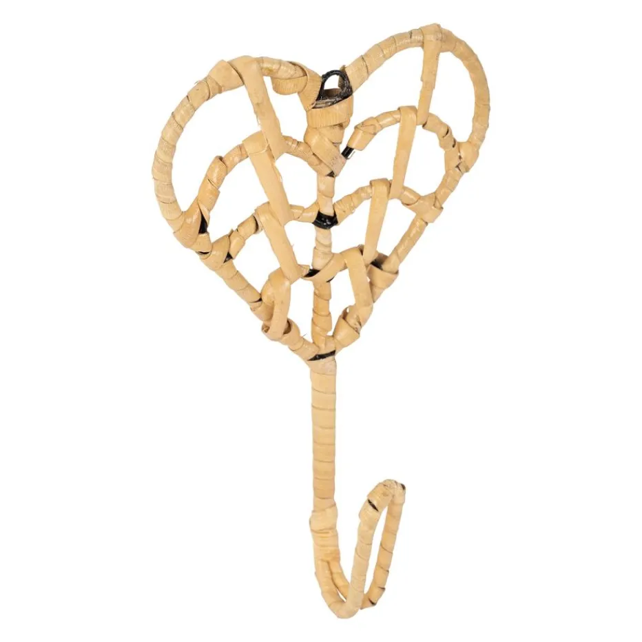 Heart Percha en rotin naturel^Banak Best