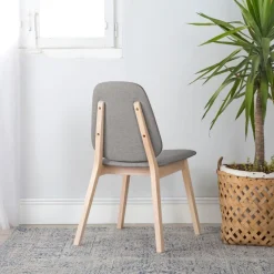 Hudson Silla tapizada gris^Banak Online