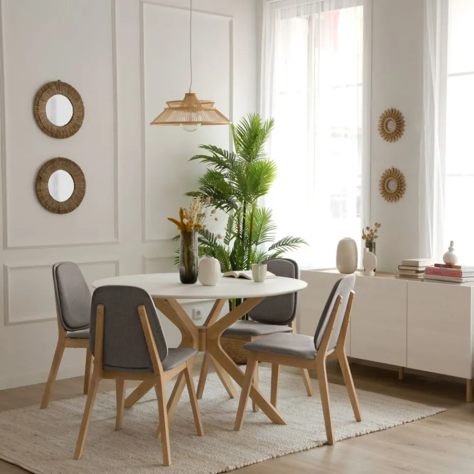 Hudson Silla tapizada gris^Banak Online
