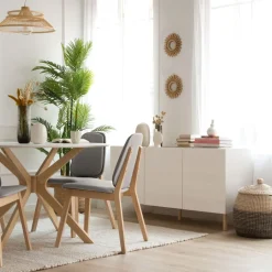 Hudson Silla tapizada gris^Banak Online